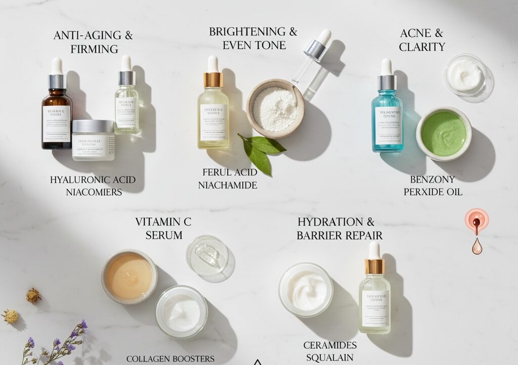 Kombinasi bahan aktif skincare