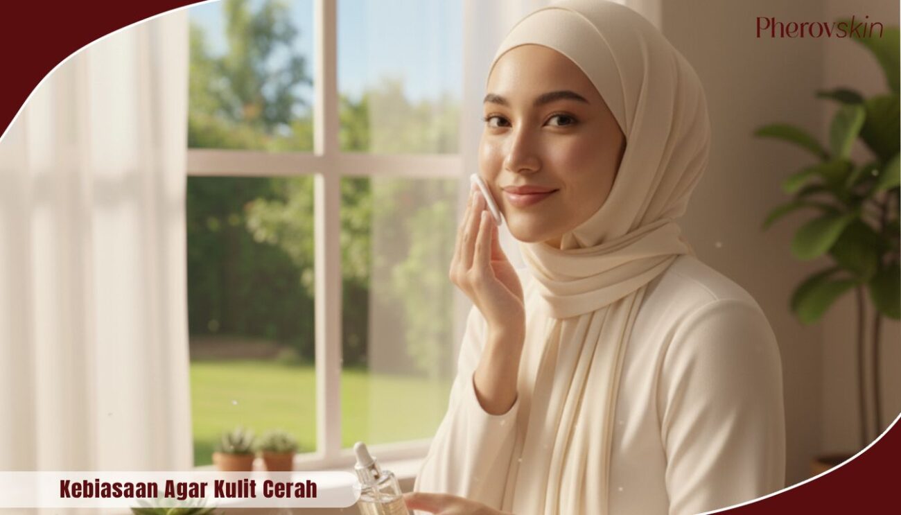 kebiasaan agar kulit cerah