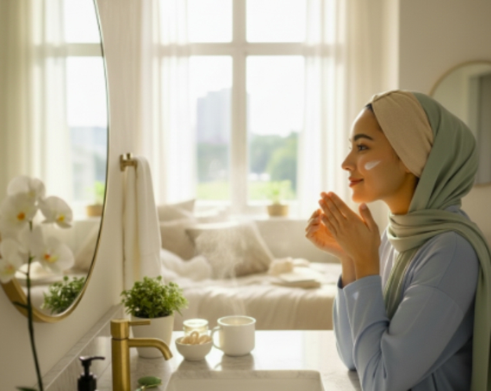 kelembapan wajah agar lebih cerah