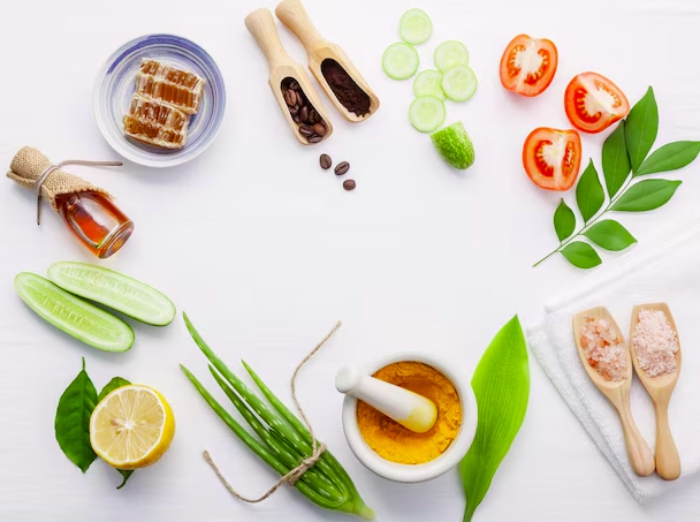 memilih bahan alami untuk mencerahkan wajah